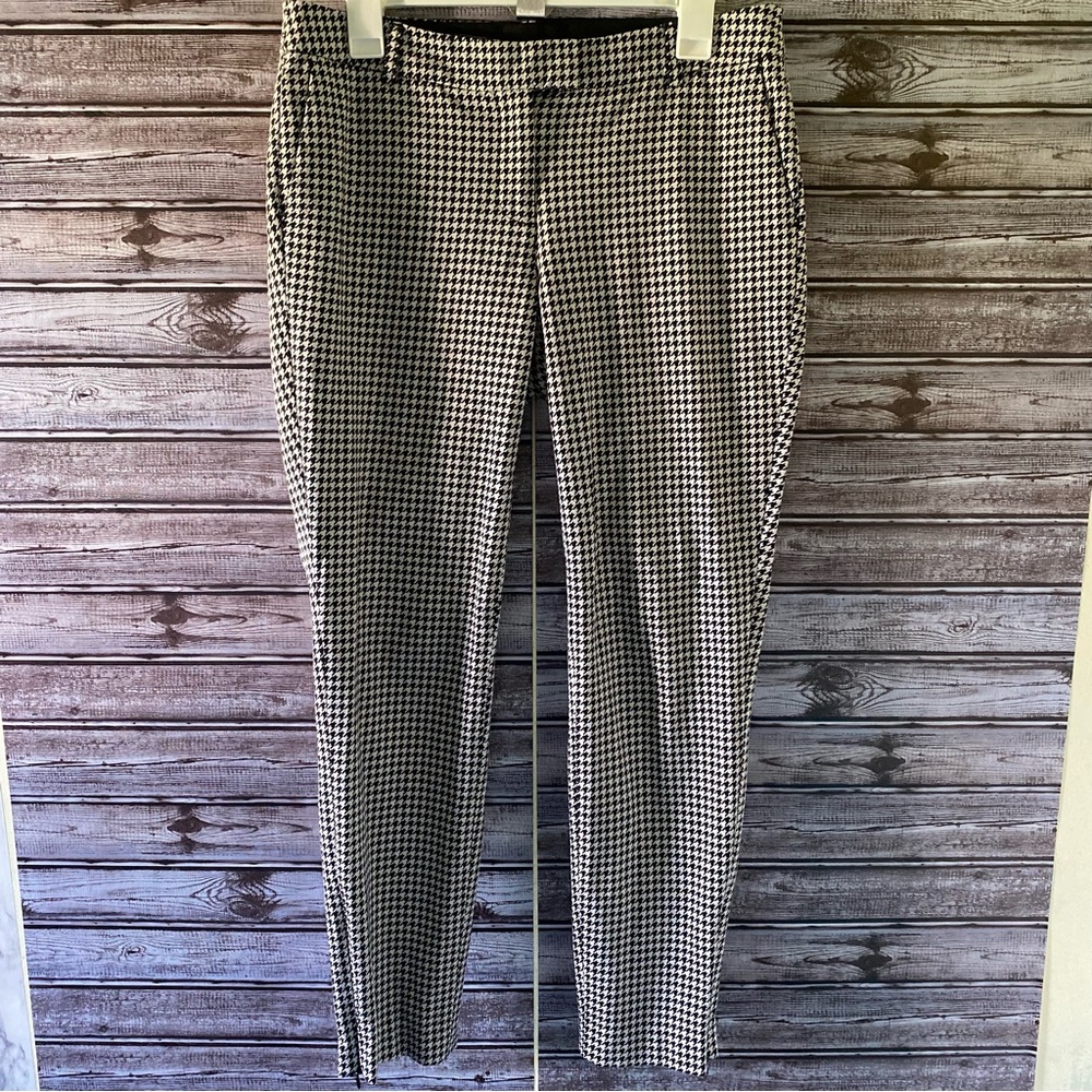 Cynthia Rowley‎ Houndstooth Ankle Pants Size 8
